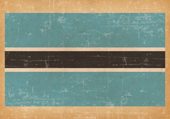 Grunge Flag of Botswana - Kostenloses vector #434731
